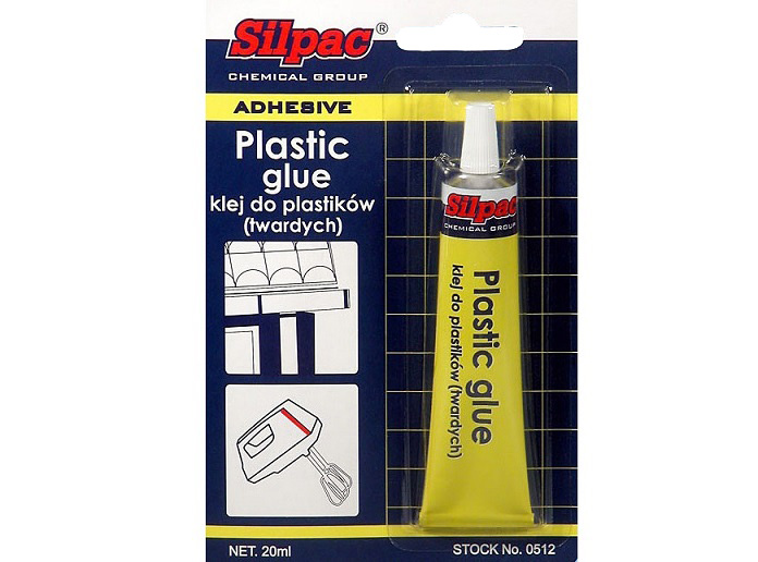 PLASTIC GLUE 20ML - ADHESIVE FOR HARD PLASTICS AND PVC